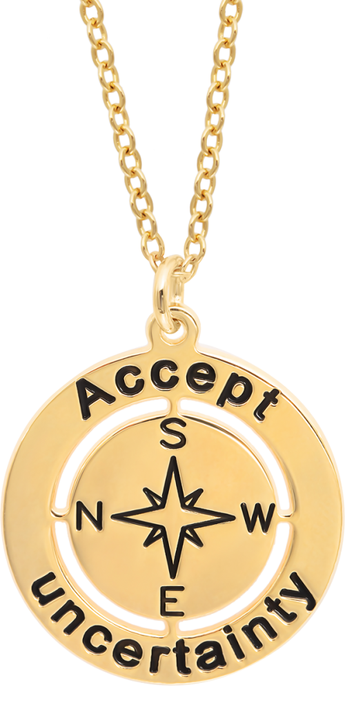 שרשרת מצפן זהב